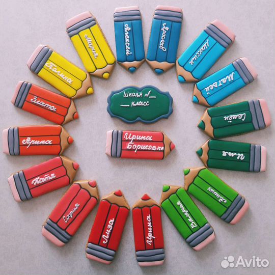 Пряники герои, Пряники на заказ, топпер на торт