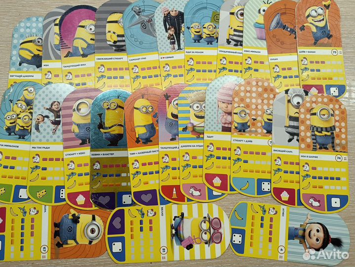 Карточки миньон магнит оригинальные