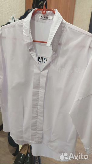 Блузка белая