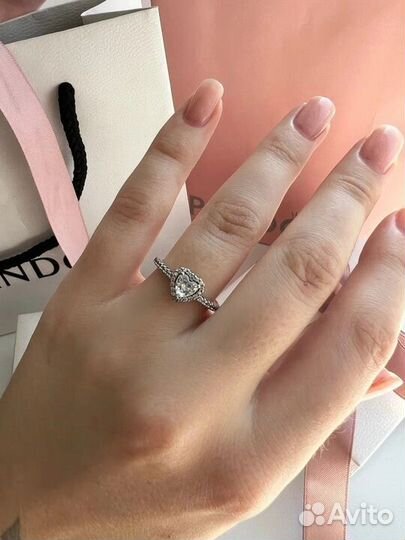 Кольцо Pandora преданное сердце