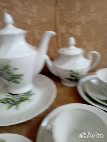 Чайный сервиз новый Рига