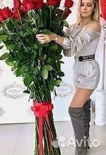 Высокие метровые розы