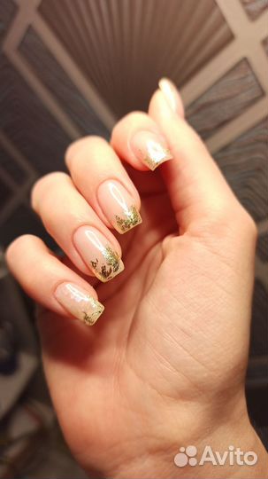 Маникюр наращивание