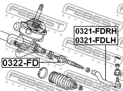 Febest 0322-FD Тяга рулевая