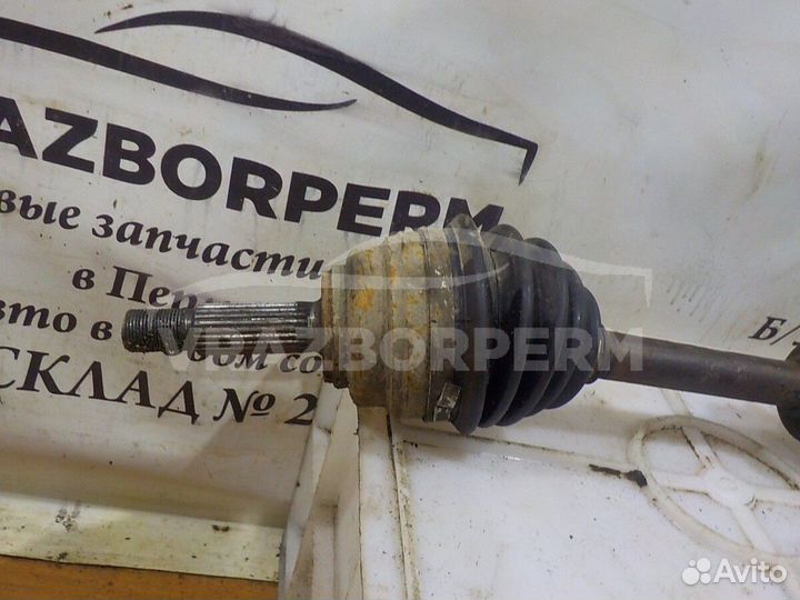 Вал приводной передний левый (привод в сборе) Daew