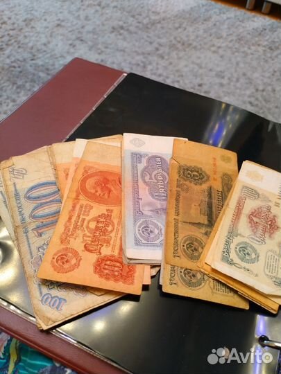 Деньги разные СССР и открытки разные
