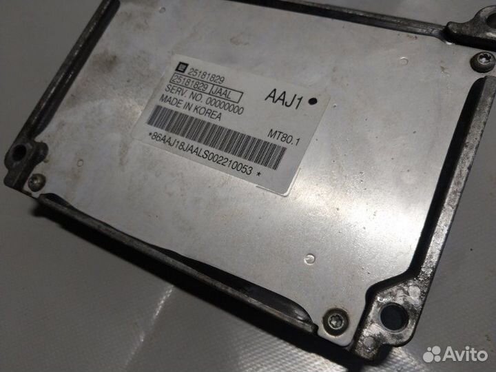 Эбу мозги Chevrolet Cruze седан 1.6 F16D3 2010