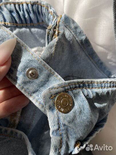 Джинсовый комбинензон для девочки 80 mango