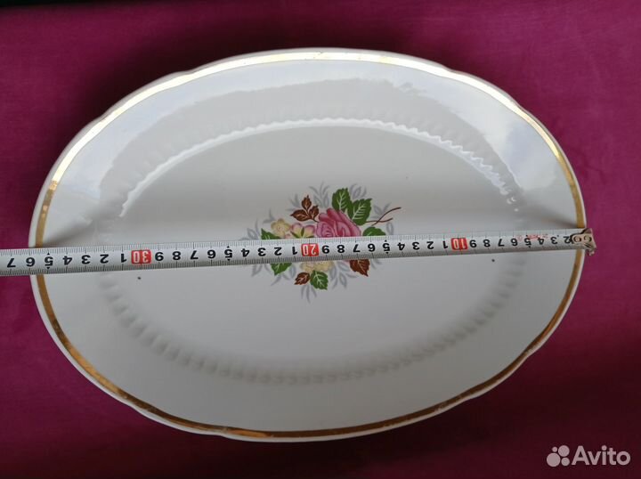 Блюдо большое овальное СССР