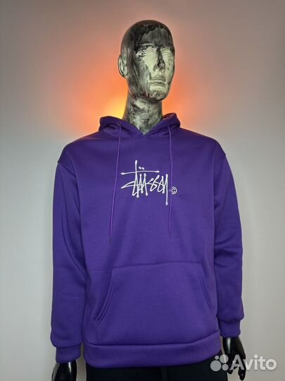 Худи Stussy Фиолетовое