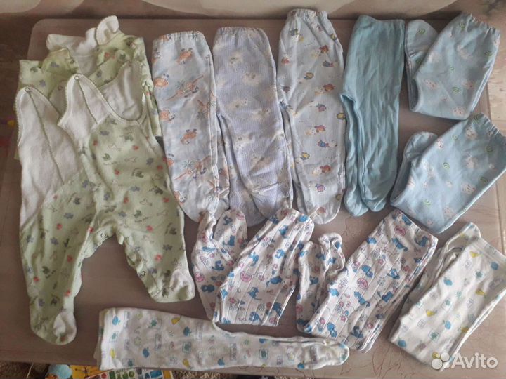 Вещи пакетом для мальчика р. 60-70.Обмен