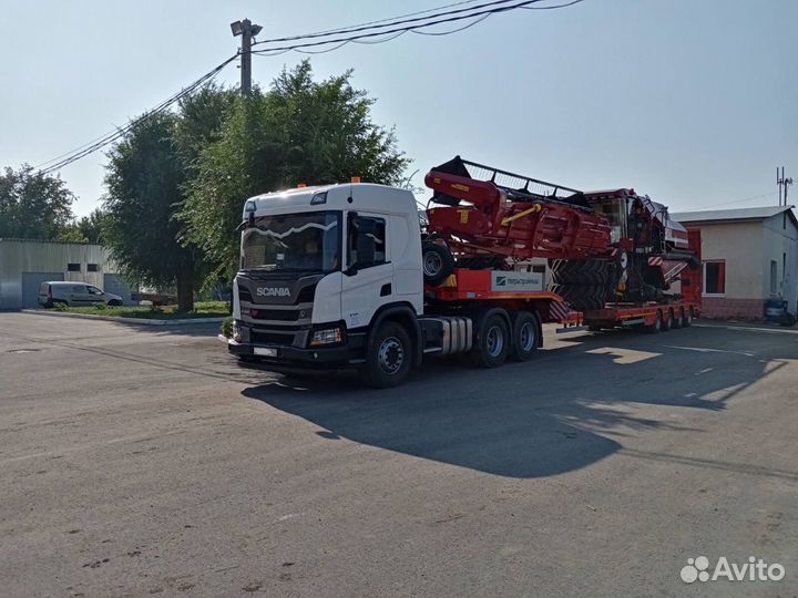 Негабаритные перевозки на трале