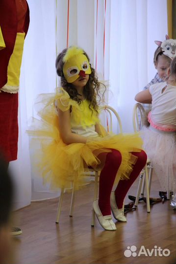 Костюм цыплёнка на 5-6-7 лет прокат