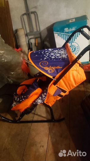 Коляска санки