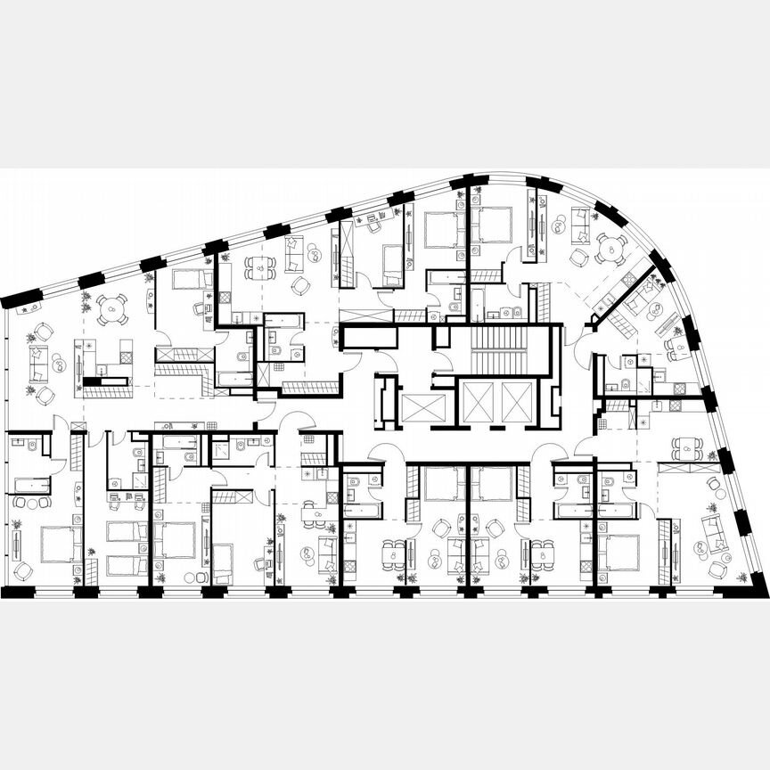 3-к. квартира, 63,4 м², 25/26 эт.