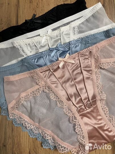 Атласные трусы слипы