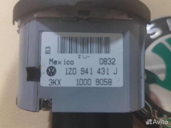 Блок управления светом Skoda Octavia A5