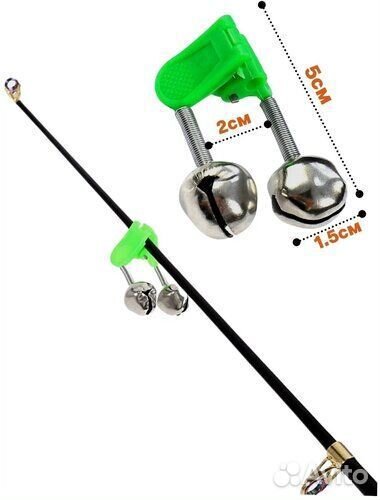 Колокольчик сигнальный для поклёвки набор 10 шт