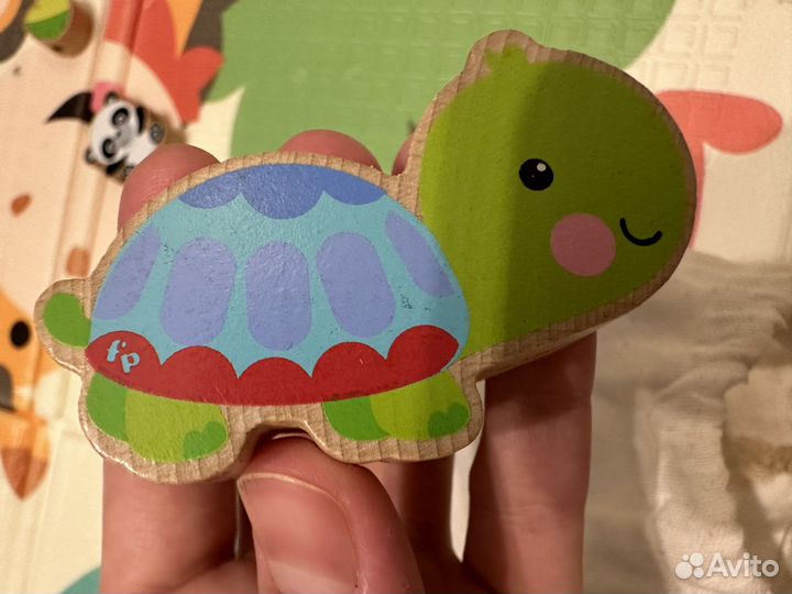 Игрушка деревянная fisher price бусины