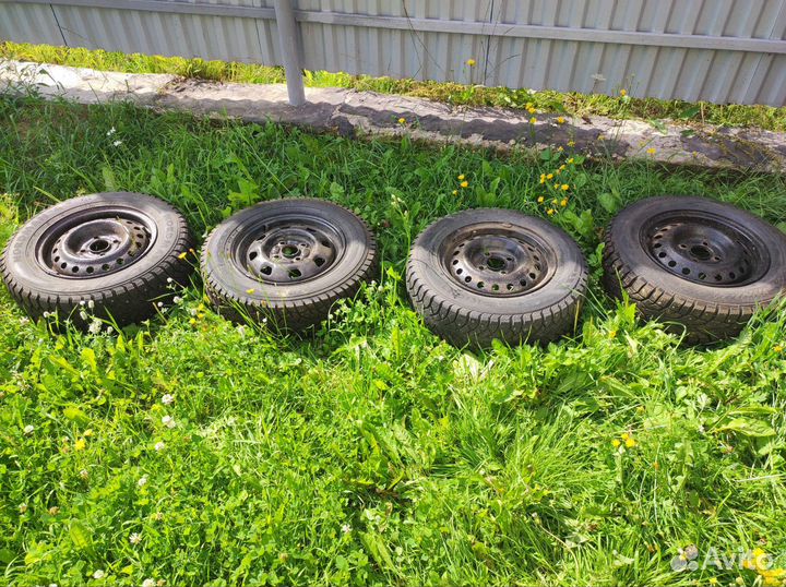 Штампованные диски r13 с зимней резиной