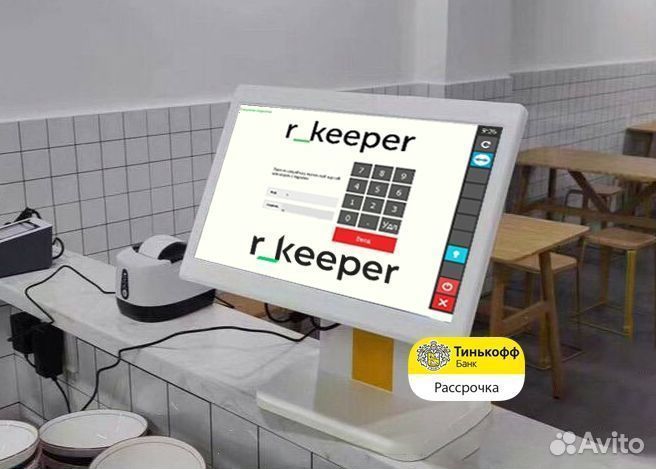 Комплект r keeper касса для кафе столовой