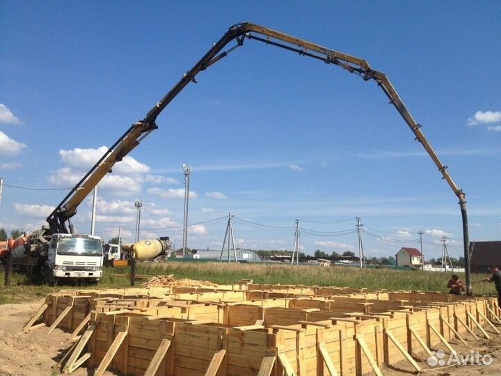 Бетон ГОСТ м100-м550 Раствор Бетононасос