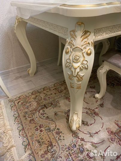 Обеденный Стол и Стулья(Комплект) Б/У