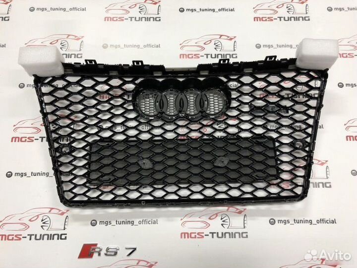 Решетка на Audi A7 10-14 гг. в стиле RS7 дизайн 2