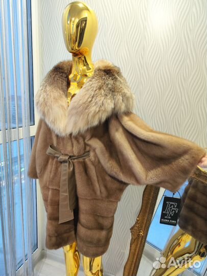 Шуба норковая рысь 42-52