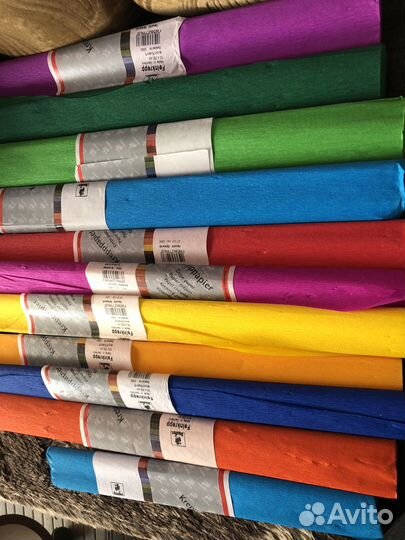 Крепированная бумага