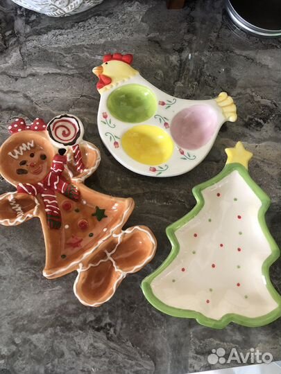 Тарелочки из керамики