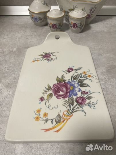 Набор посуды СССР (сырная тарелка) Дулево