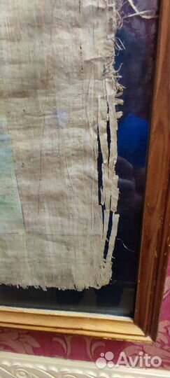 Картина на папирусе с ближнего востока базар