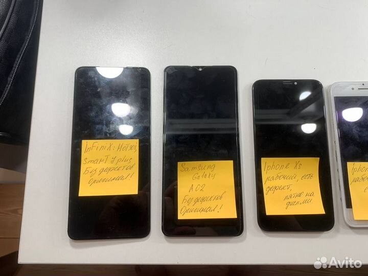 Дисплей для Samsung, infinix, iPhone XS, iPhone 8