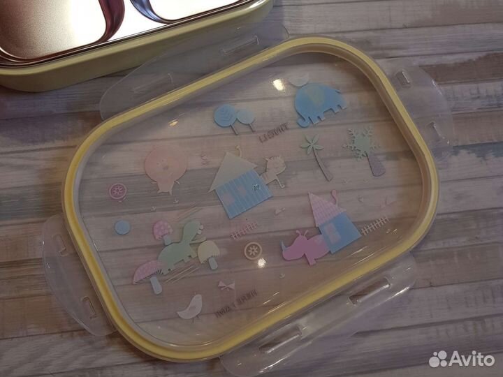 Контейнер для еды детский новый, ланчбокс
