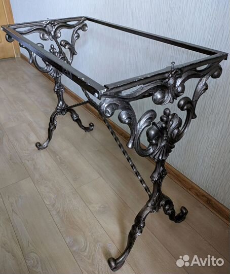 Стол обеденный керамогранит Ручная работа