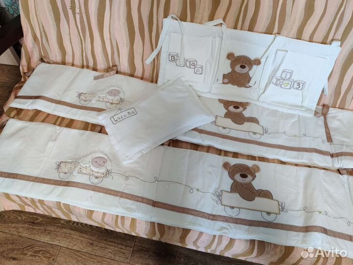 Бортики в детскую кроватку