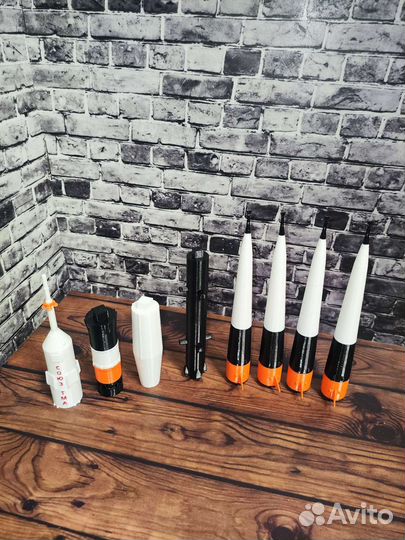 Модель ракеты Союз фг 45 см