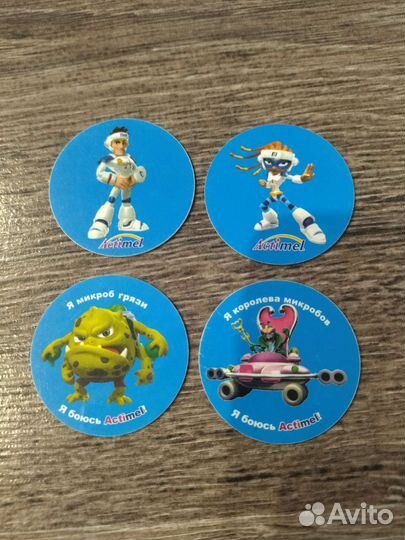 Кэпсы/фишки/тазо actimel