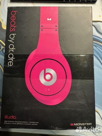Наушники Monster Beats Studio Pink