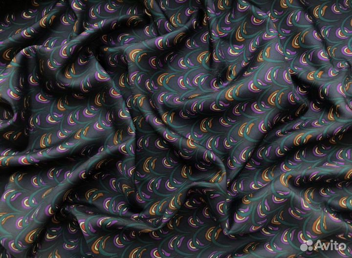 Ткань натуральный шелк СССР