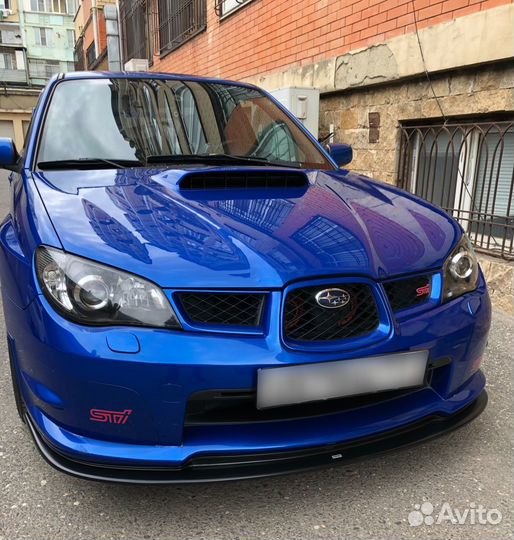 Передний сплиттер, губа Subaru Impreza GD/GG 05-07