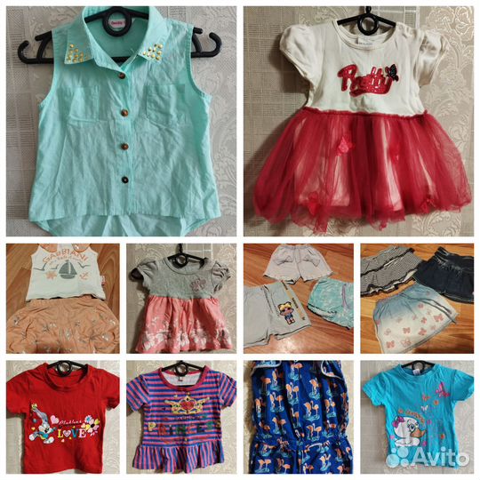 Пакет вещей на девочку от 1 до 2,5 лет