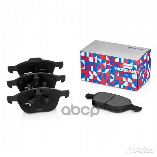 Колодки тормозные дисковые перед 429102610 mobi