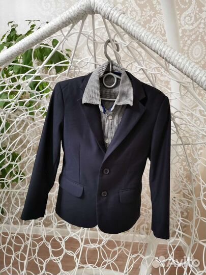 Пиджак на мальчика для школы 122