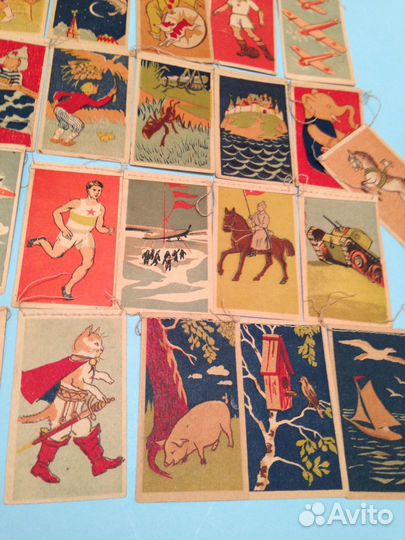 Елочные игрушки Флажки СССР Ленинград 30-40гг. RRR