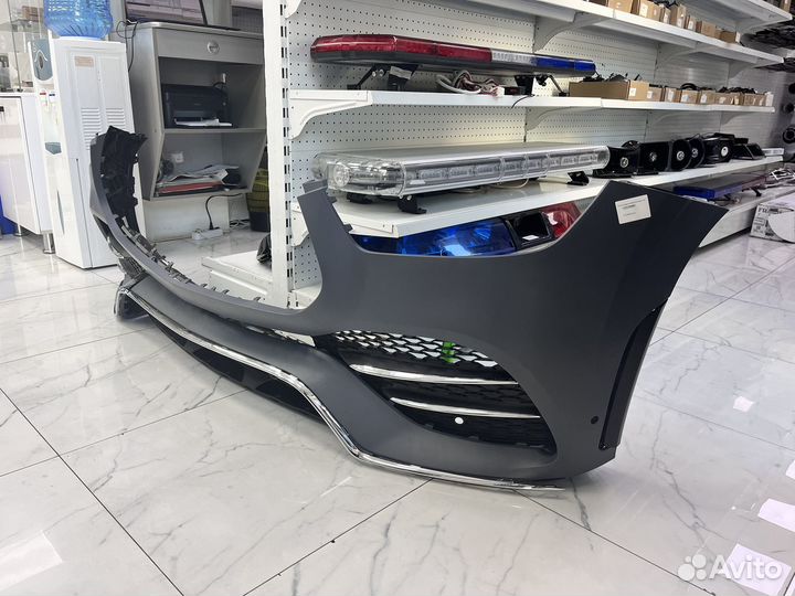 Передний бампер GLE V167 AMG