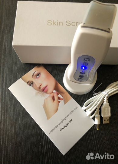 Аппарат для ультразвуковой чистки лица новый