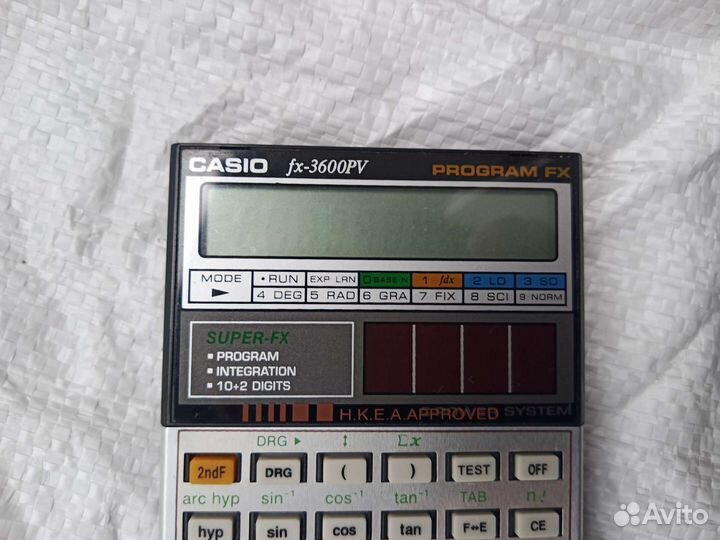 Калькулятор инженерный casio fx 3600PV