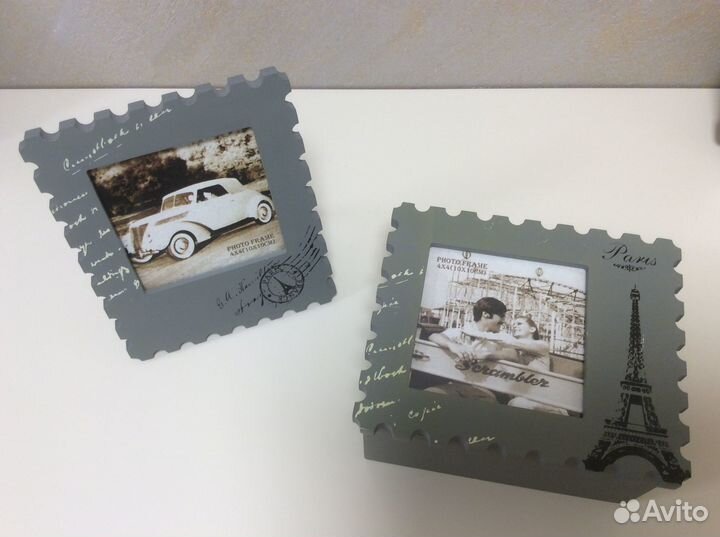 Фоторамка+шкатулка с рамкой.Набор из 2-х предметов